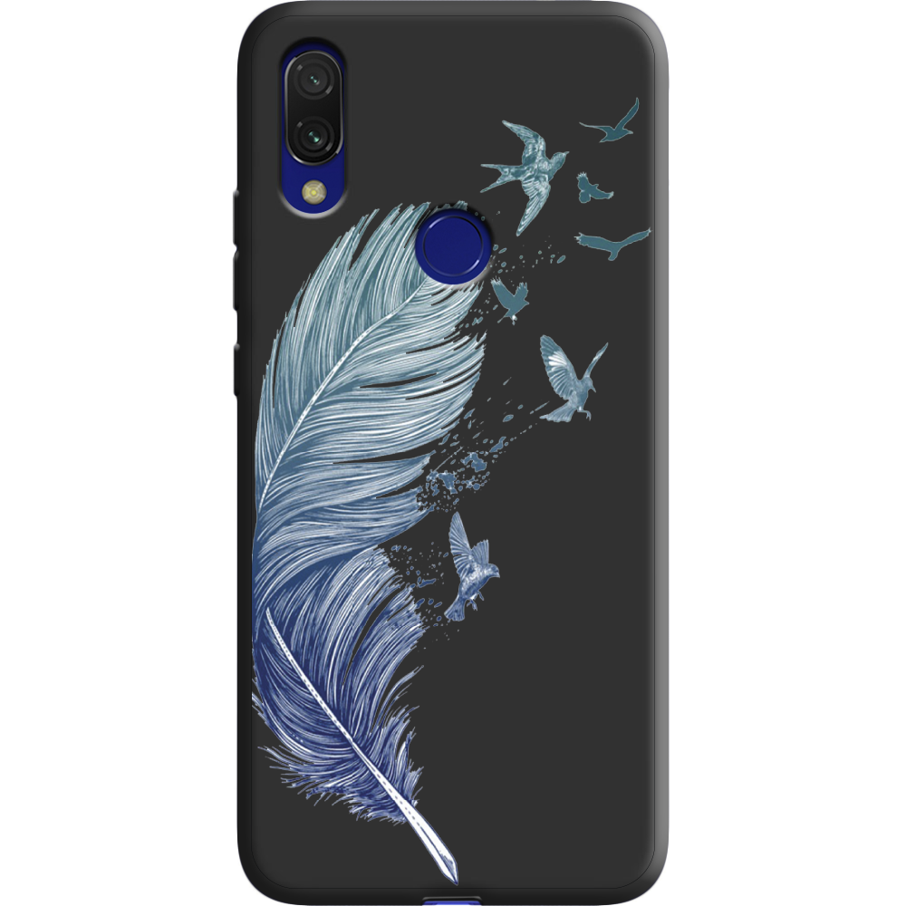 Чехол Boxface Xiaomi Redmi 7 Feather Черный силикон (36506-cc38-36630)