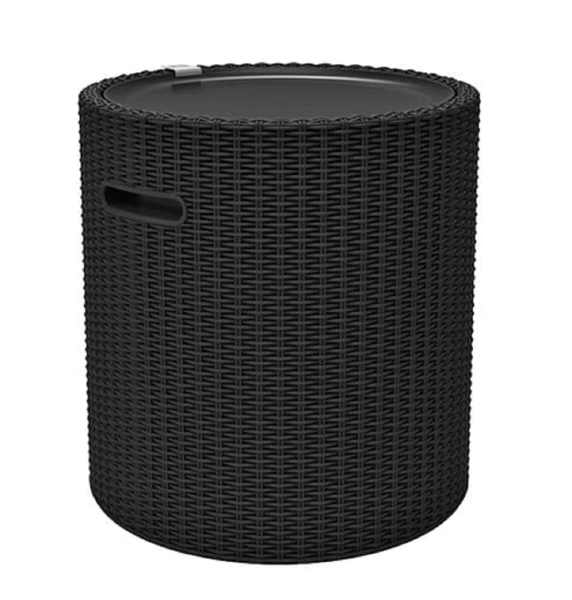 Садовый стол-ящик для хранения KETER Cool Stool 230905 39х39х43 см Антрацит (36900376)
