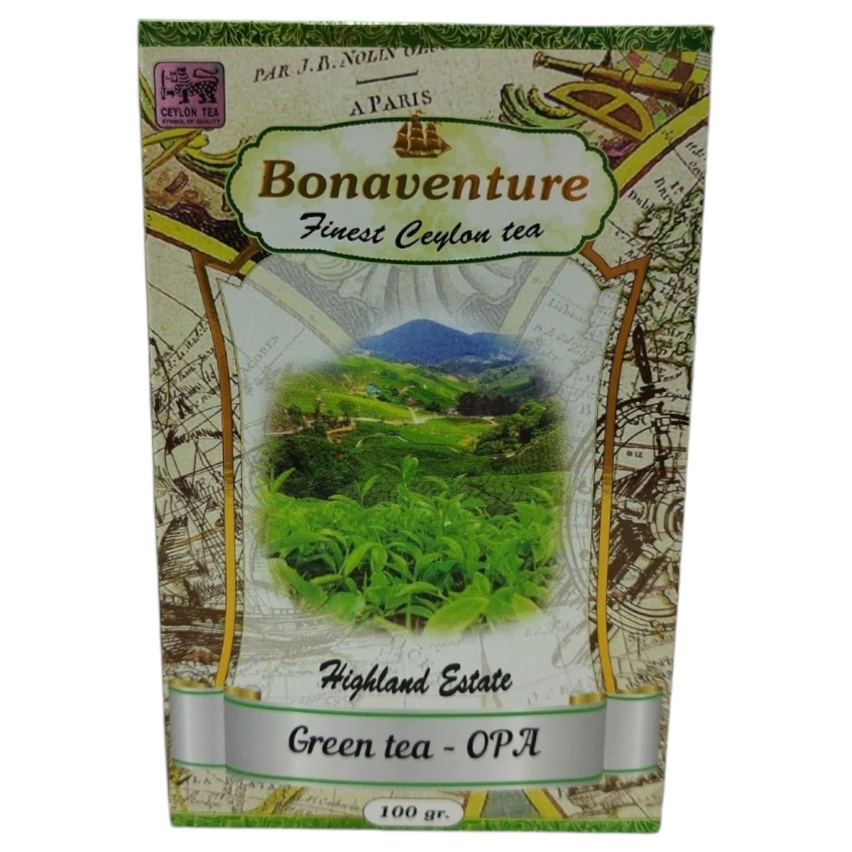 Чай зеленый Bonaventure ОРА 100 г