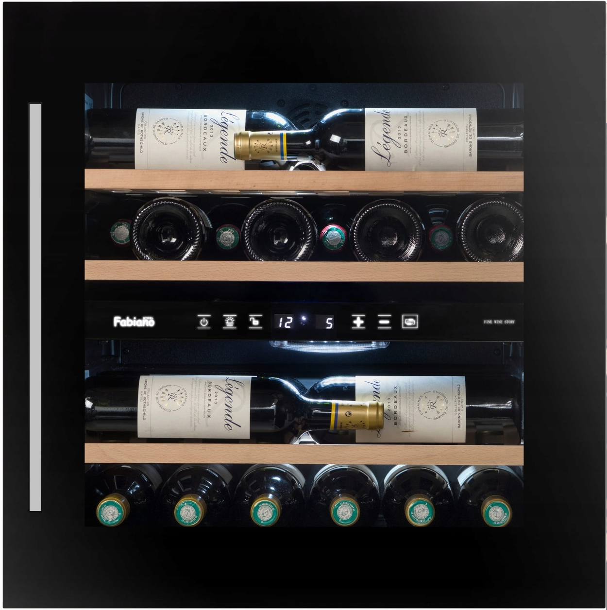 Винна шафа Fabiano FWC 596 Black (8171.409.1498) - фото 2 Винна шафа Fabiano FWC 596 Black (8171.409.1498) - фото 2