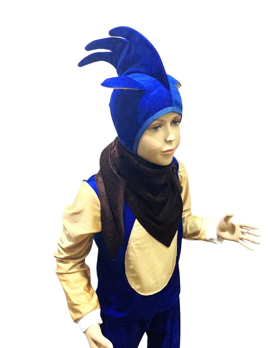 Карнавальный костюм Соника велюровый 104 см - фото 4