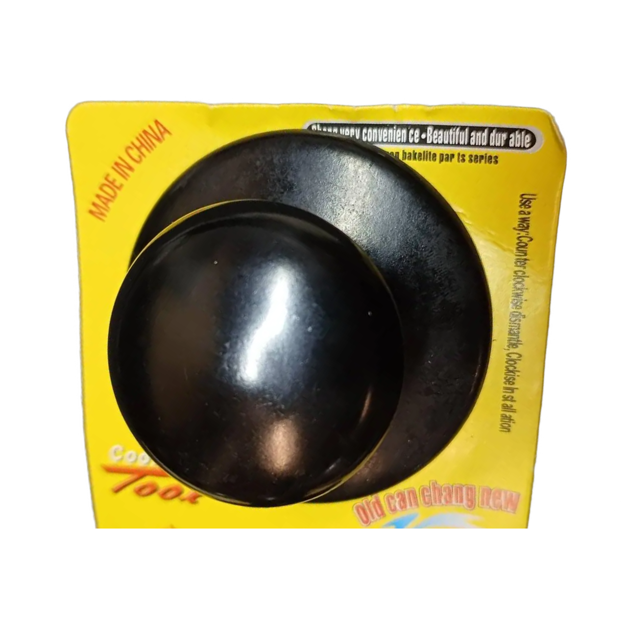 Ручка для крышки универсальная металлическая Черный (34583)