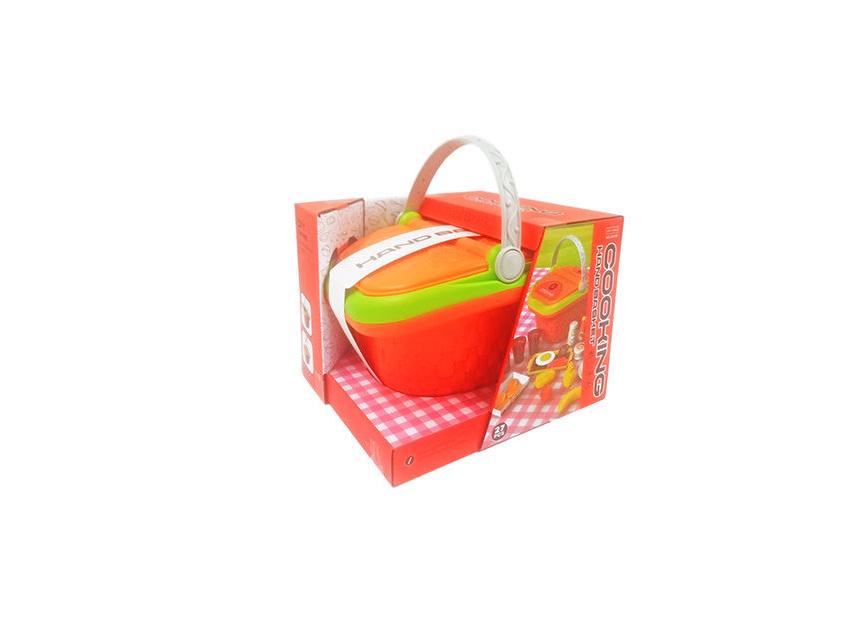 Игровой набор продуктов корзина с ручкой/наклейки Multicolor (153303)
