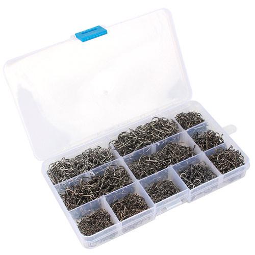 Рибальський гачок № 3-12, набір гачків 1600 шт.