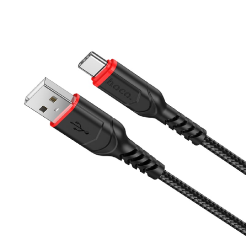 Кабель Hoco Type-C Victory charging data cable X59 3 A 1 м Black (547311)