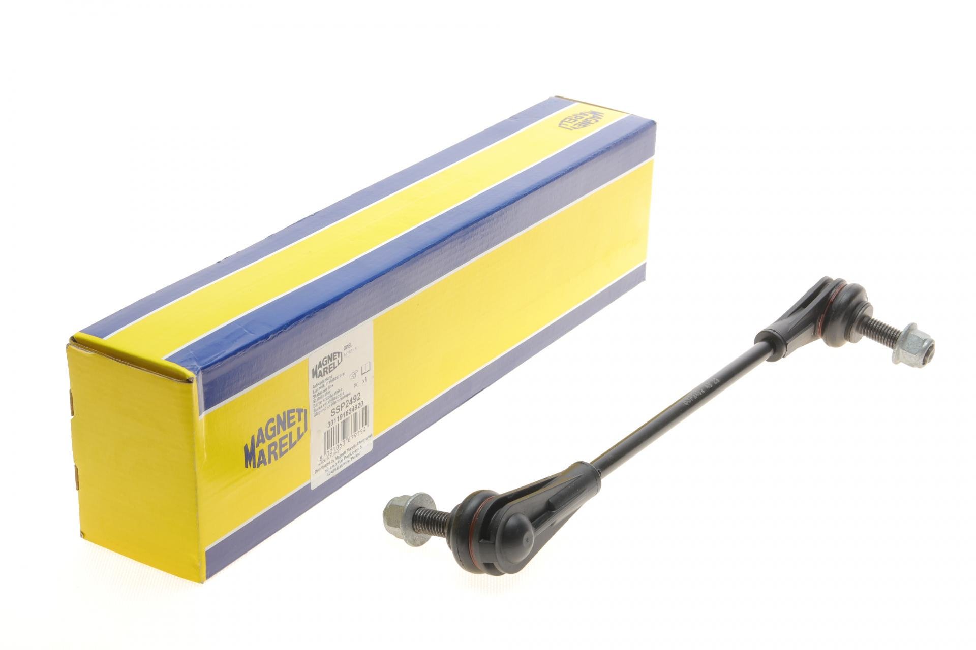 Тяга стабилизатора переднего L Opel Astra K 15- 301191624920 MAGNETI MARELLI