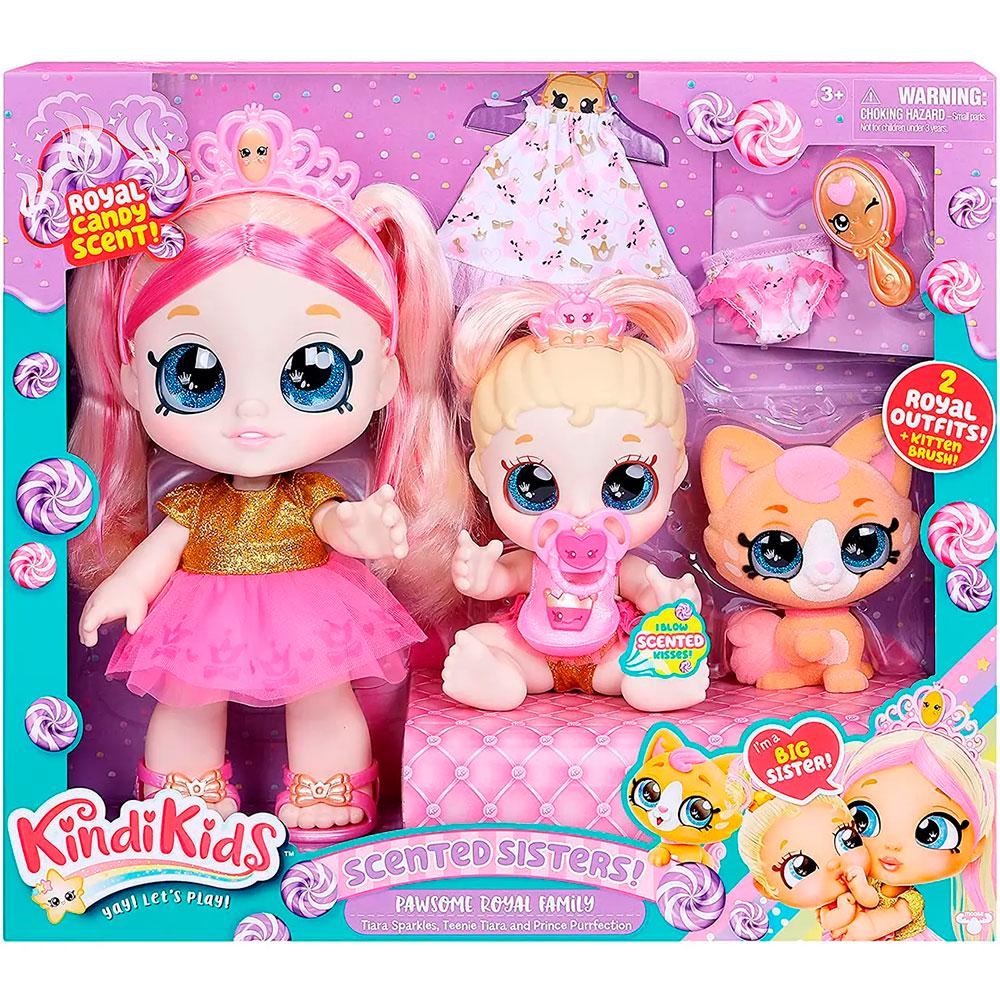 Игровой набор Kindi Kids Scented Sisters Pawsome Royal Family Кинди Кидс Королевская семья (00184)