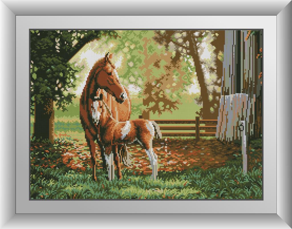Алмазная мозаика Dream Art Лошади 40x55 см (DA.30468)