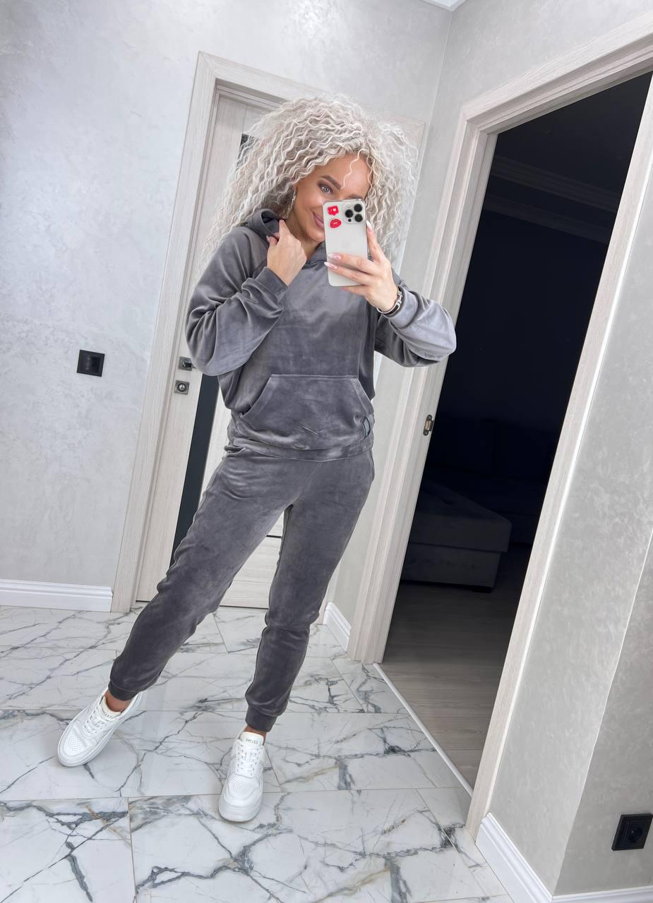 Костюм жіночий Лайза р. 48 Сірий (0202-ді) - фото 4