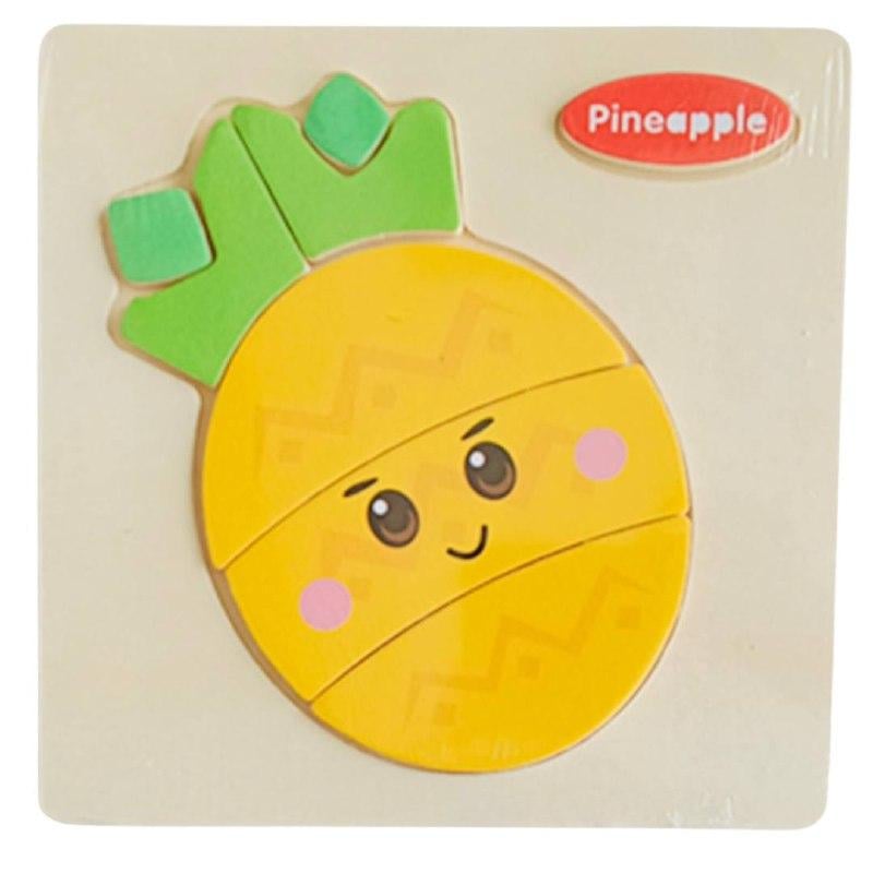 Деревянный пазл рамка-вкладыш Fun Game С178 Ананас (1741590023)