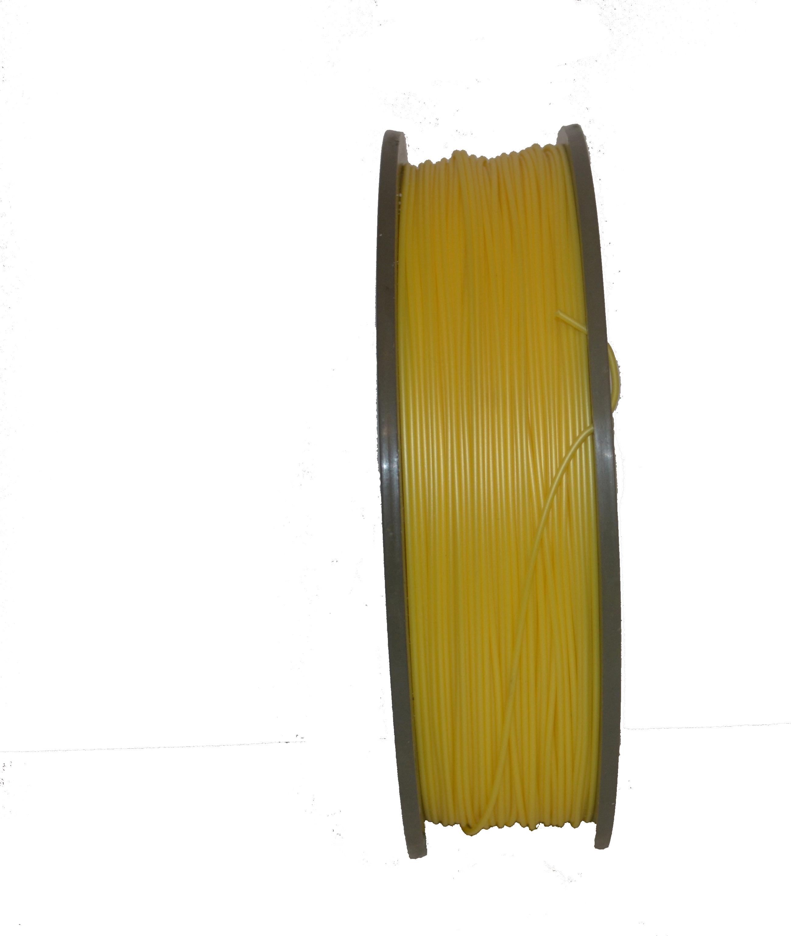 Нить пластиковый PLA Pochatok Filament для ЗD печати 1,75 мм 0,75 кг шелковый Желтый (13050) - фото 2