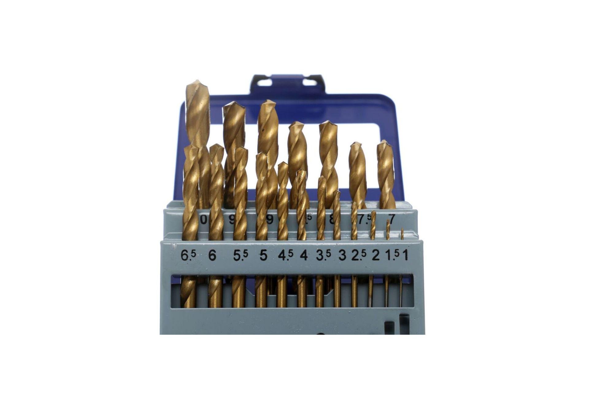 Набір свердел по металу Tagred TA1035 19 шт. (12962886) - фото 3 Набір свердел по металу Tagred TA1035 19 шт. (12962886) - фото 3