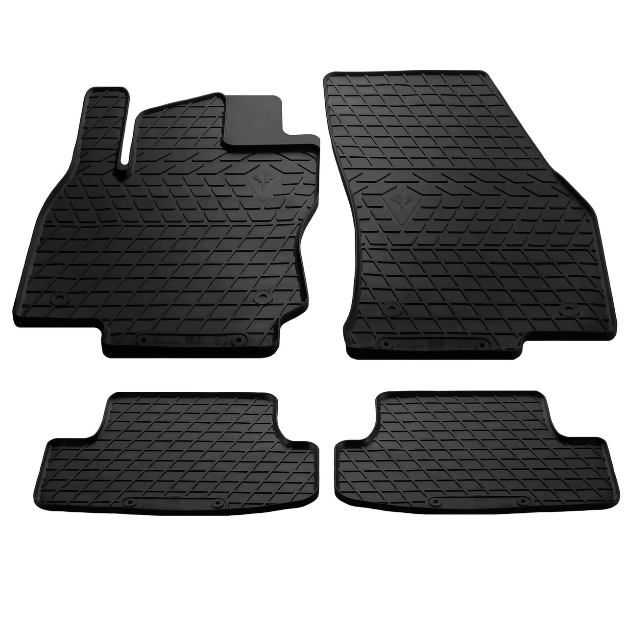 Коврики автомобильные Stingray для Audi Q2 4 шт. Черный (1488264818)