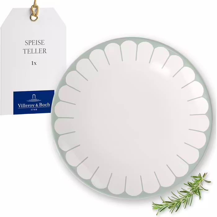 Тарелка обеденная Villeroy & Boch Fleur 26,6 см Зеленый