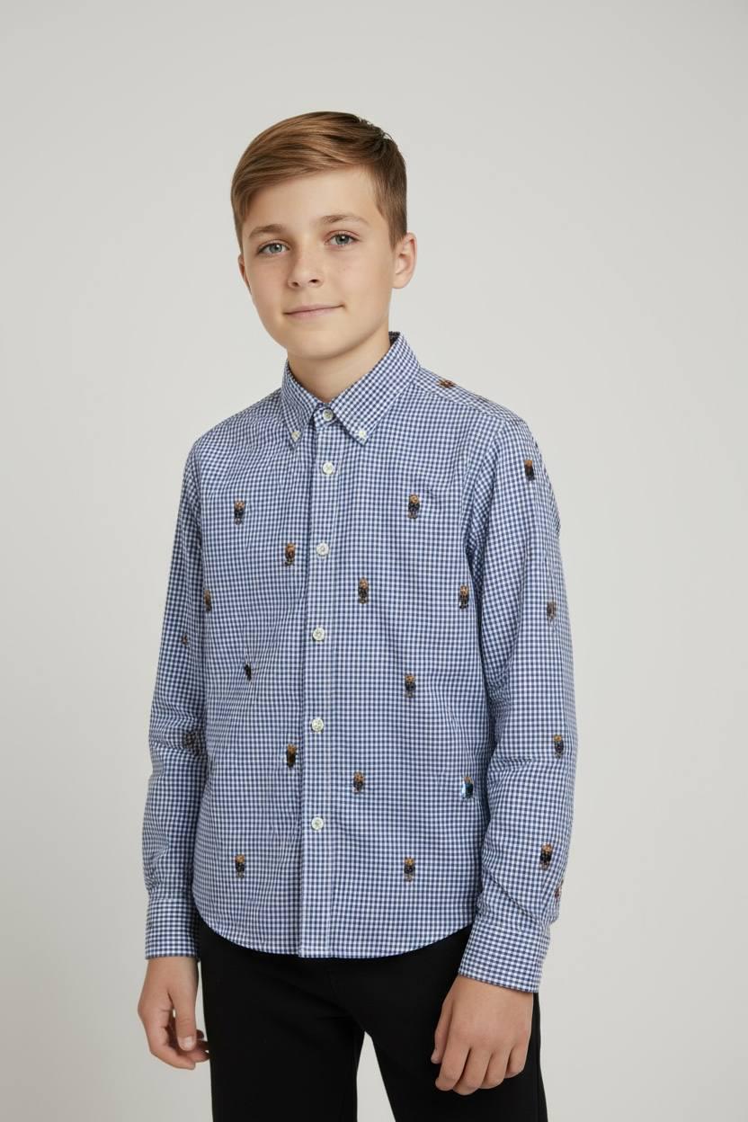 Сорочка Polo Ralph Lauren 7 років 122 см Синій