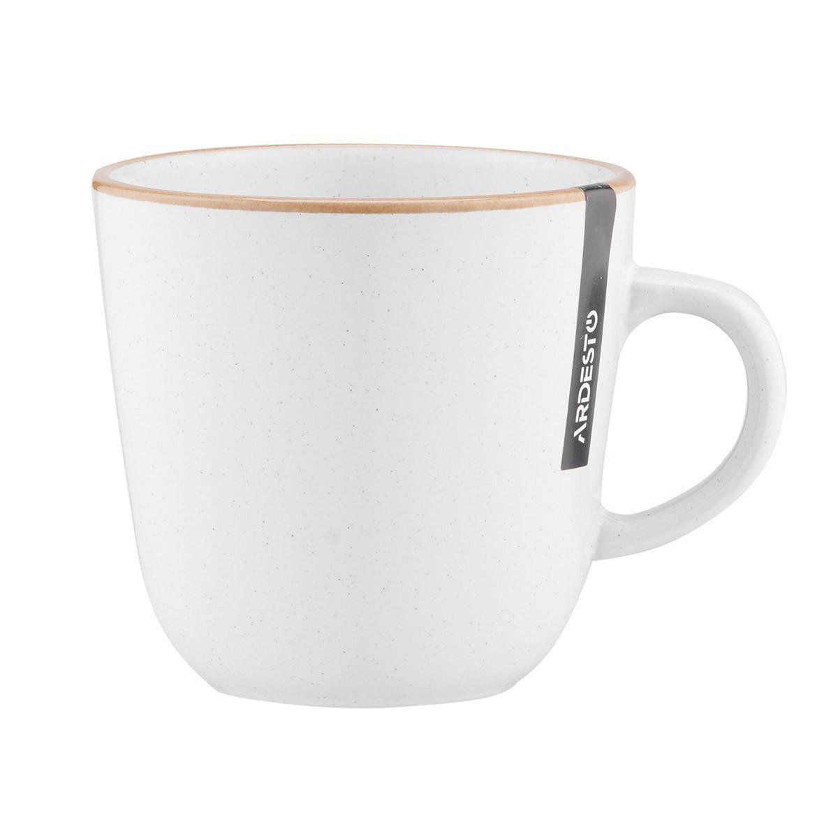 Чашка керамическая Ardesto Apulia 450 мл Белый (AR2945AW) - фото 2