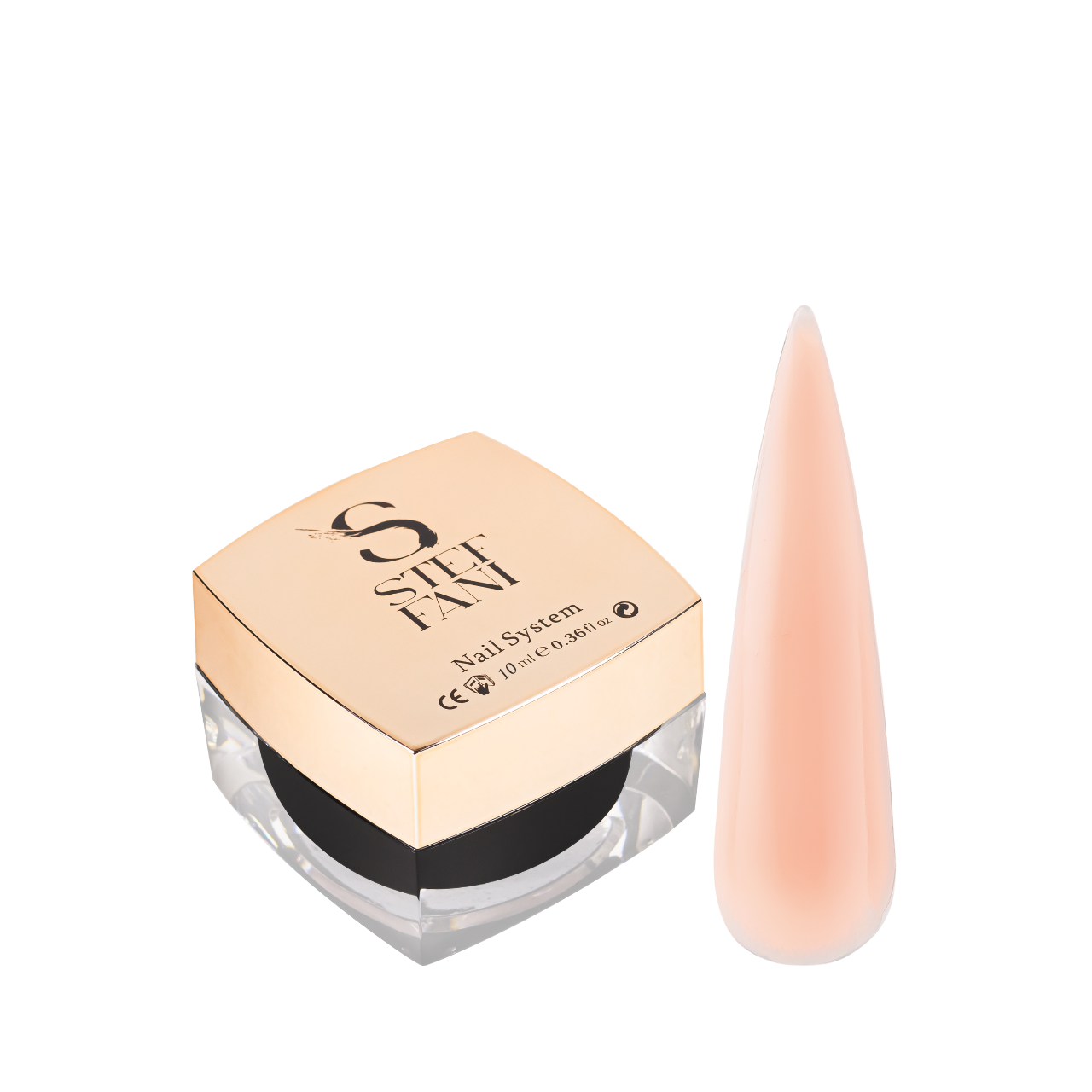 Акригель для нігтів камуфлюючий Steffani Light Acryl Gel 10 мл 04 Світлий персиковий