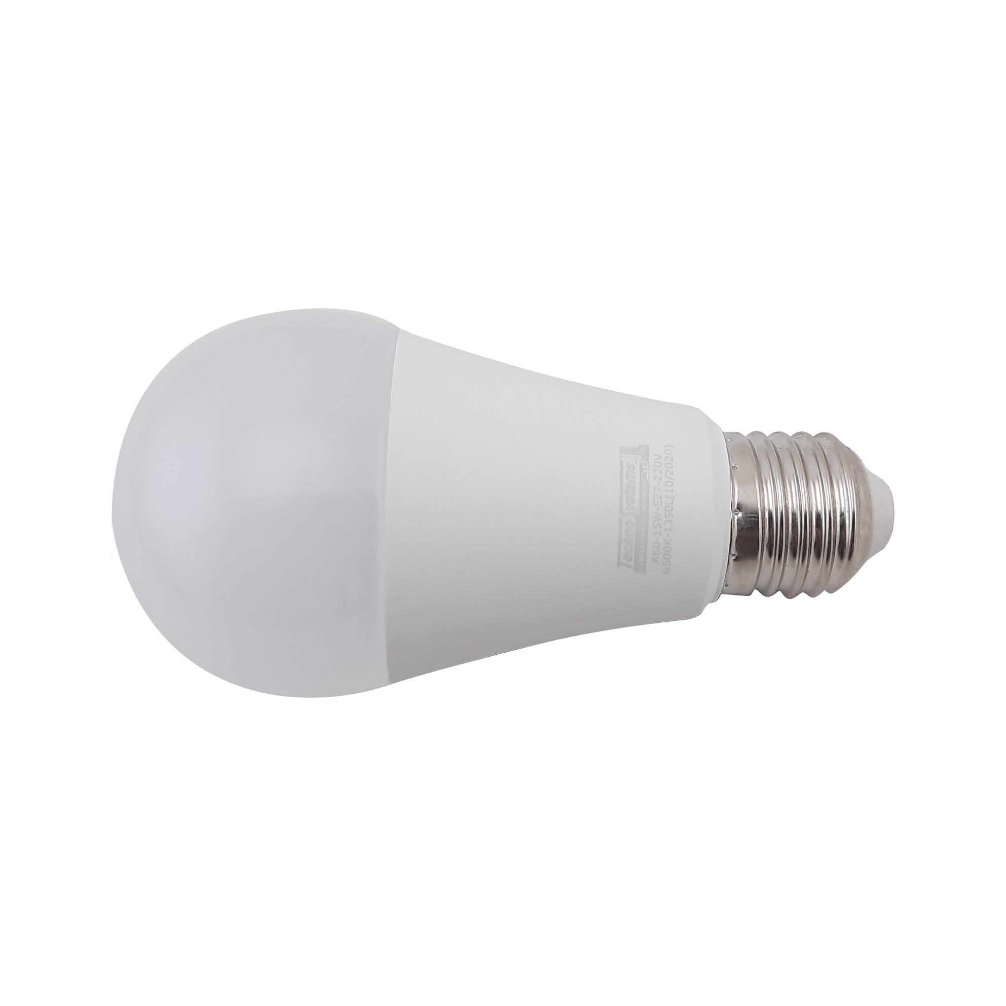 Лампа світлодіодна TechnoSystems Bulb A60 15Вт E27 6500K 1350Лм ICCD (256) - фото 2