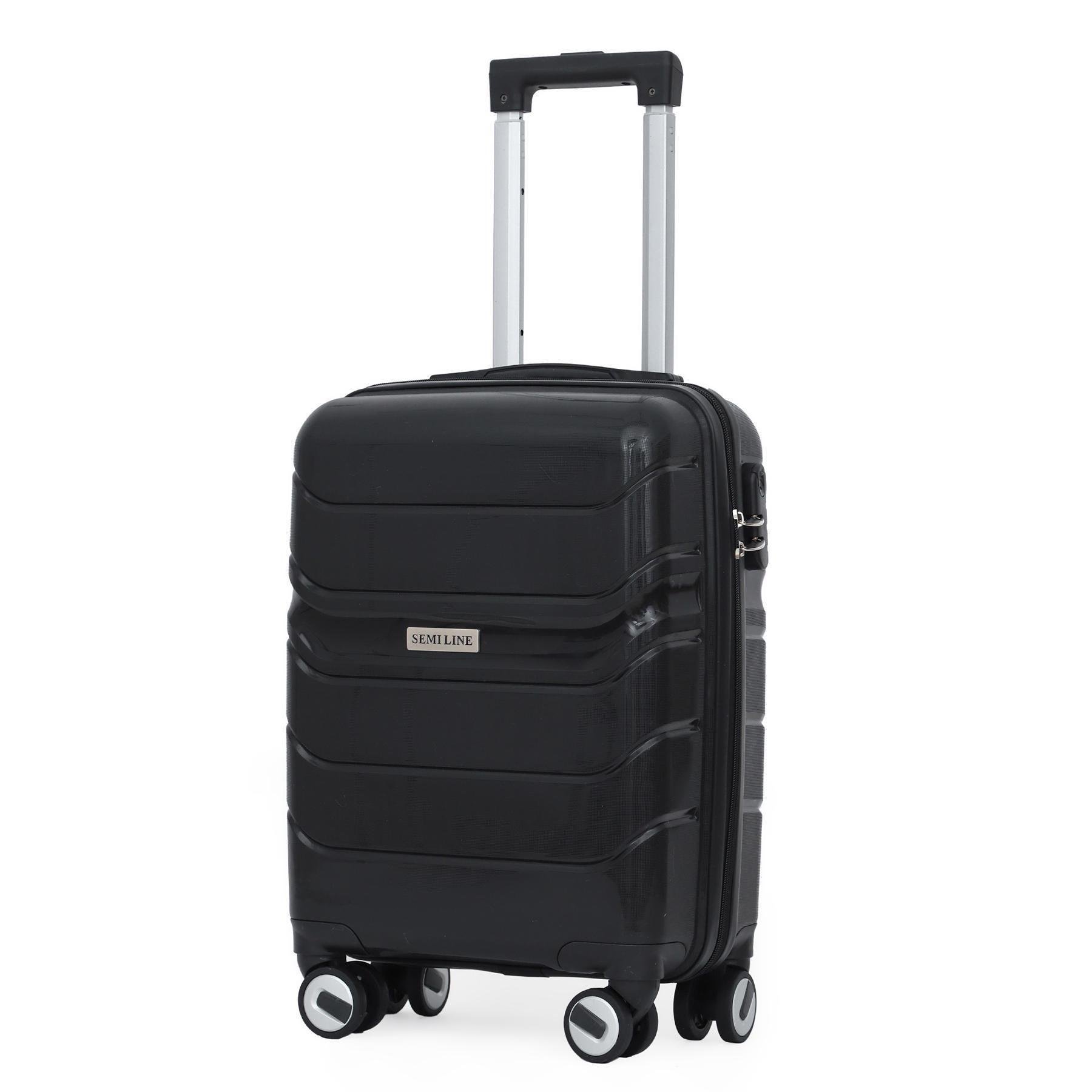 Чемодан Semi Line 20" S Black (T5618-1)