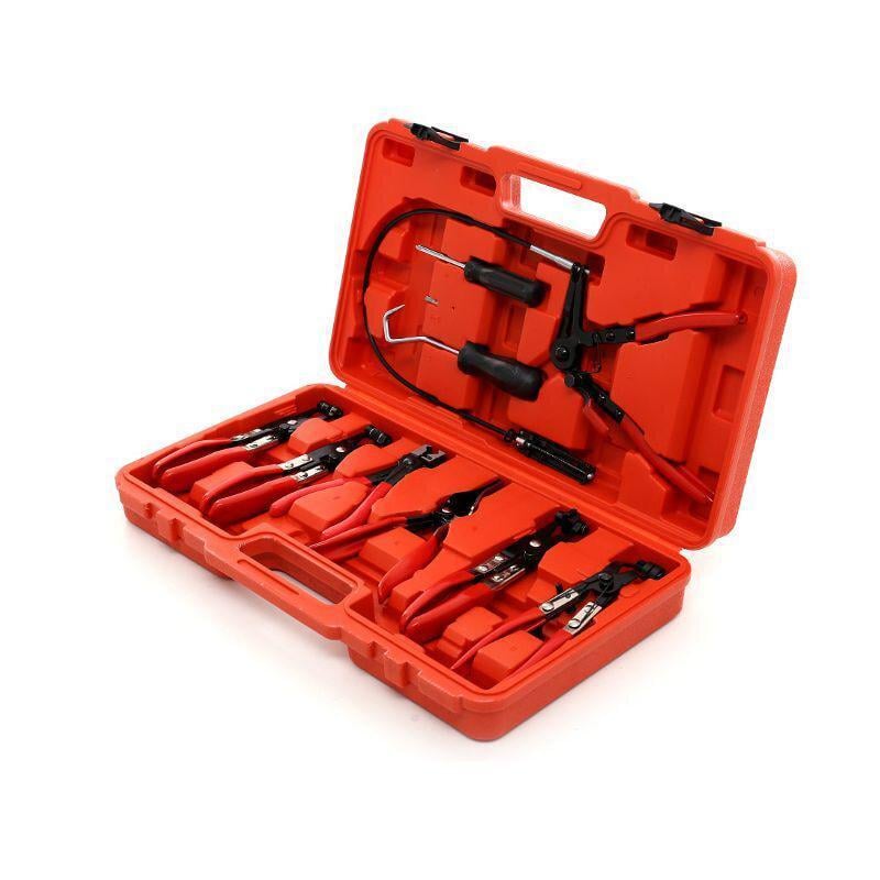 Кліщі Kraft&Dele для хомутів 9 шт. (KD1051312)