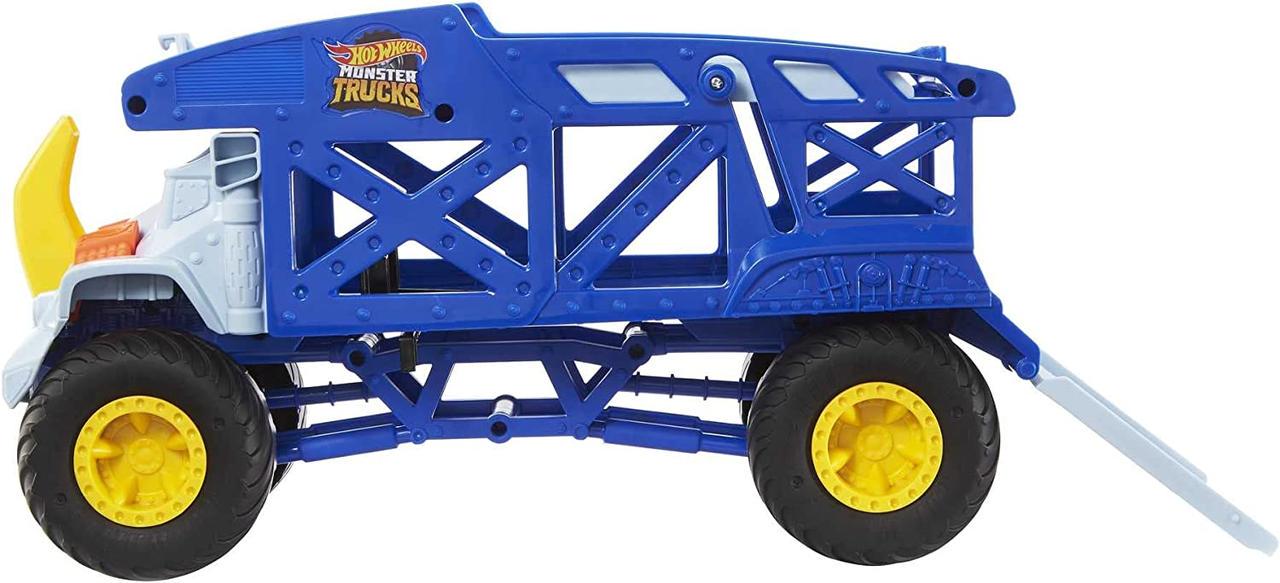 Монстр-транспортер Hot Wheels Monster Trucks Mover Rhino HFB13 - фото 3