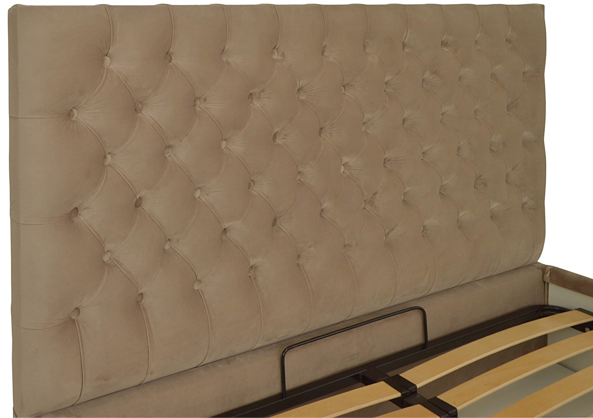 Кровать двуспальная Cambridge VIP Альмира 02 160х190 см Кофе - фото 3