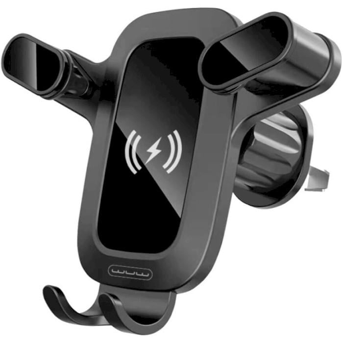 Автодержатель с беспроводной зарядкой WUW-Z29 15W Black (611516) Автодержатель с беспроводной зарядкой WUW-Z29 15W Black (611516)