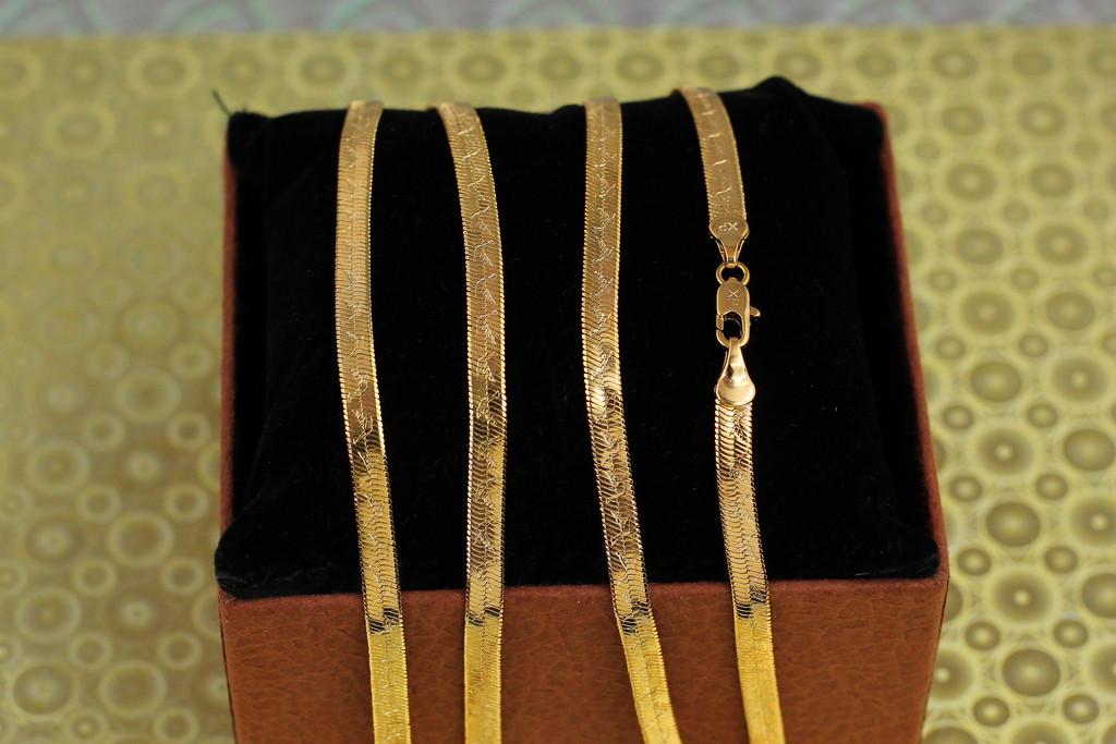 Цепь Xuping Jewelry Снейк 50 см 4,5 мм Золотистый (2380708108)