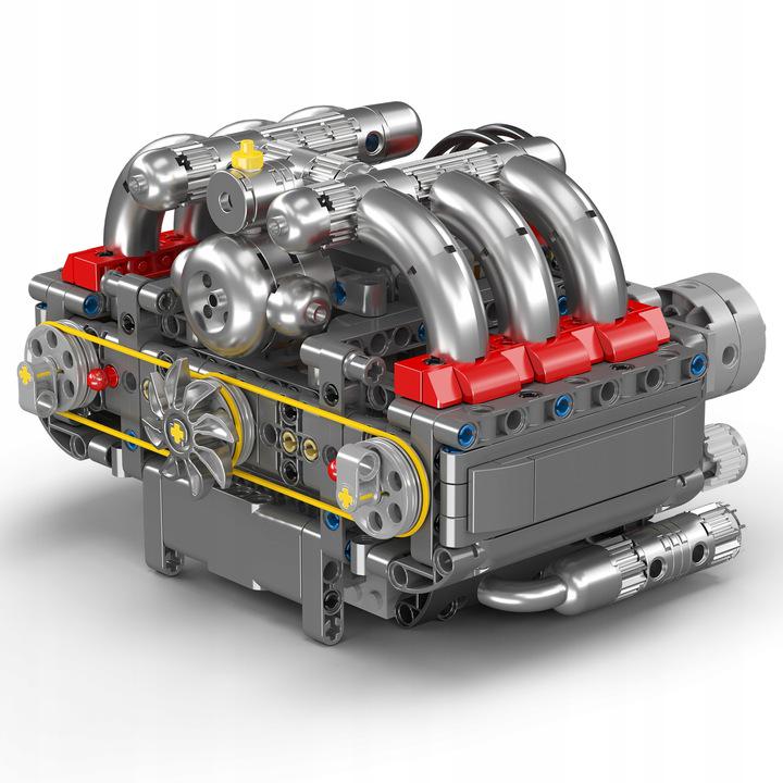 Конструктор Boxer Flat-6 Engine Porshe Mould King Двигатель моторизованный детский 609 дет. (10193) - фото 5 Конструктор Boxer Flat-6 Engine Porshe Mould King Двигатель моторизованный детский 609 дет. (10193) - фото 5