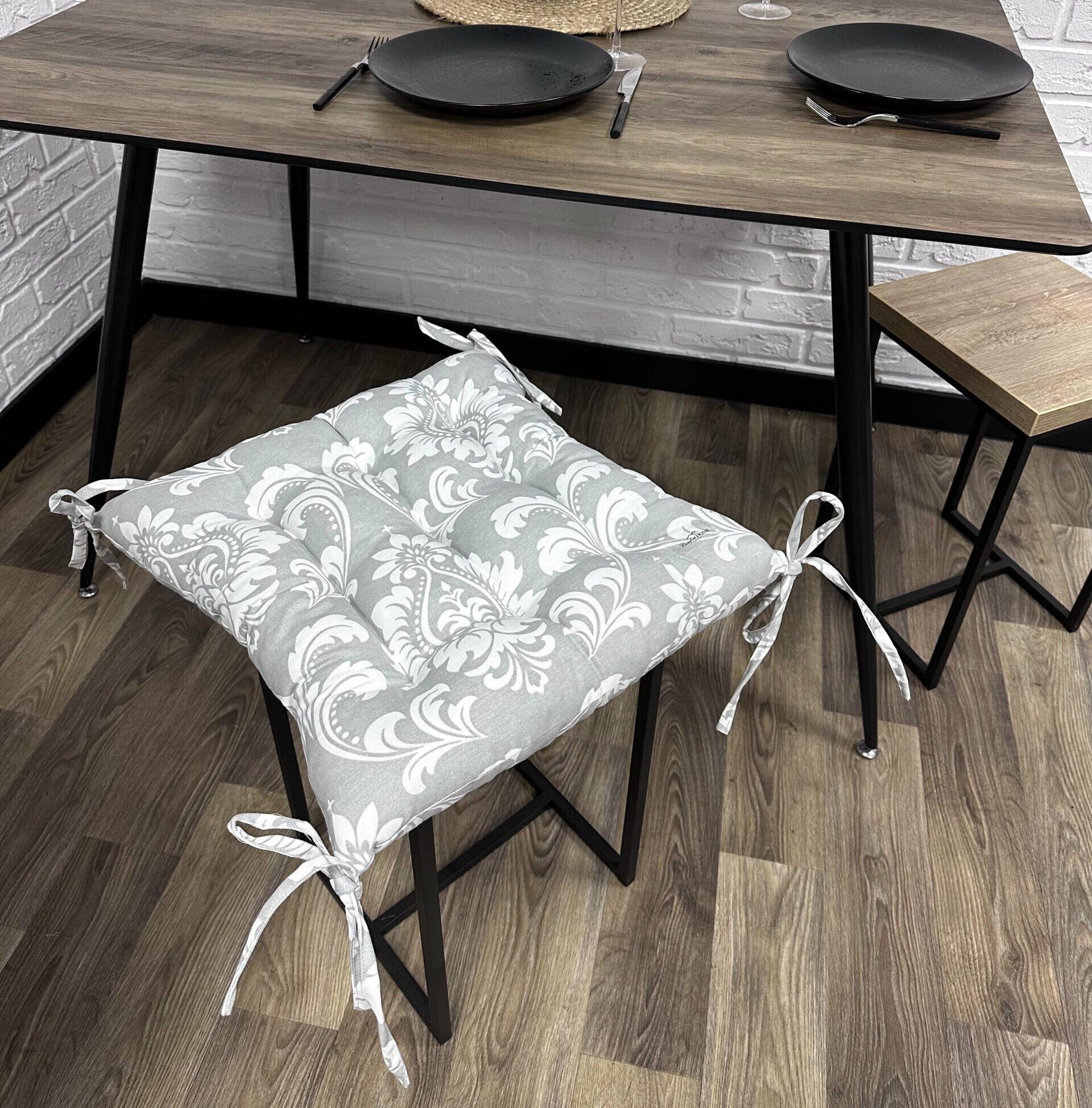 Сидушка Baroque Comfort Home на стул/кресло/садовая мебель 40х40 см