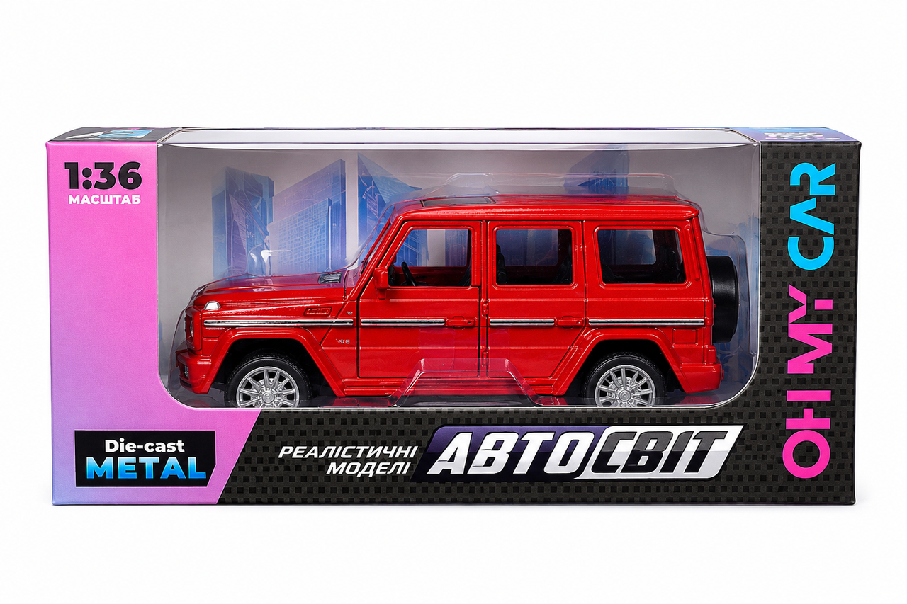 Машинка Автосвіт Mercedes-Benz G-Class AS-1846 металлическая инерционная 1:36 (35970930)