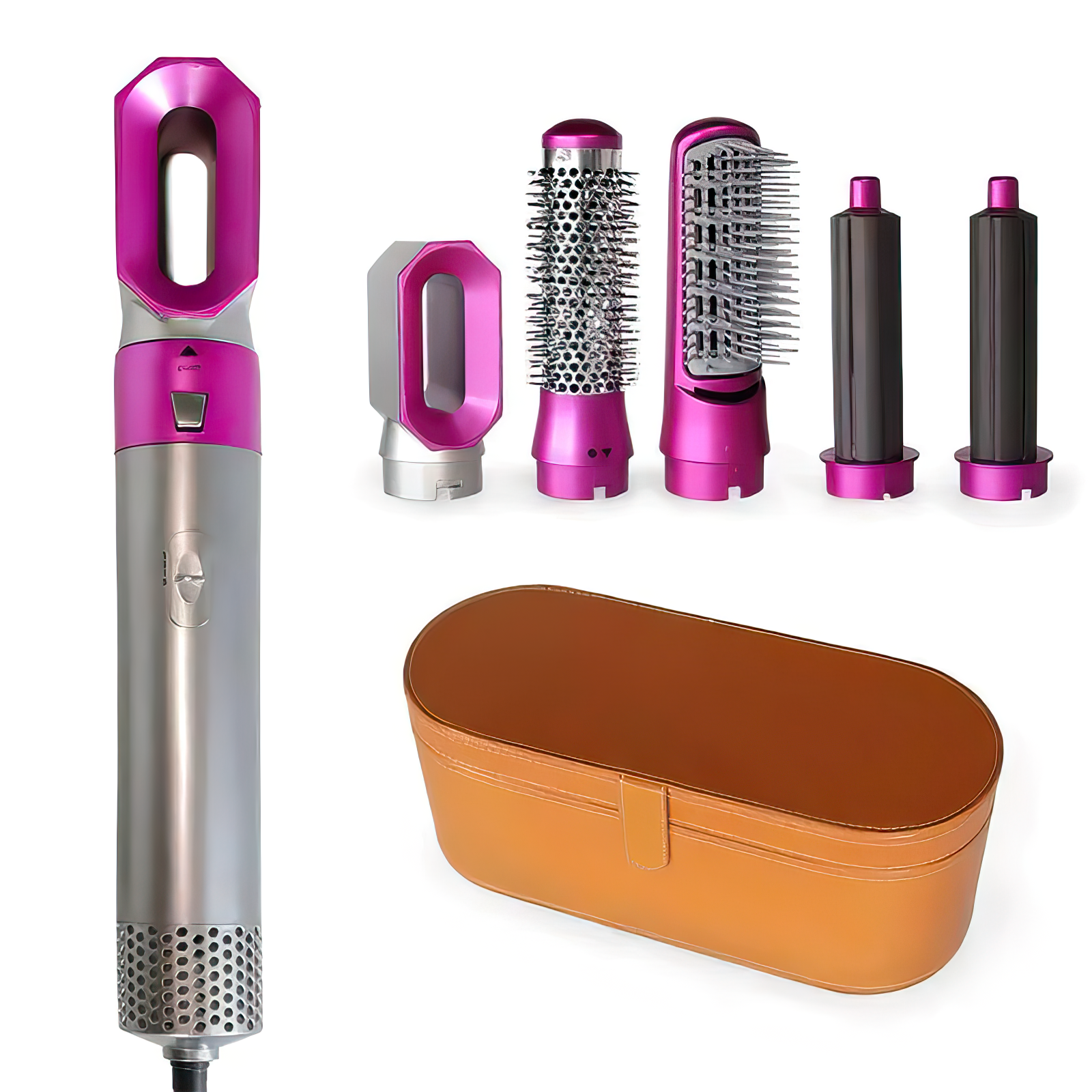 Фен-стайлер у дорожньому чохлі Airwrap Styler Complete Fuchsia 5в1