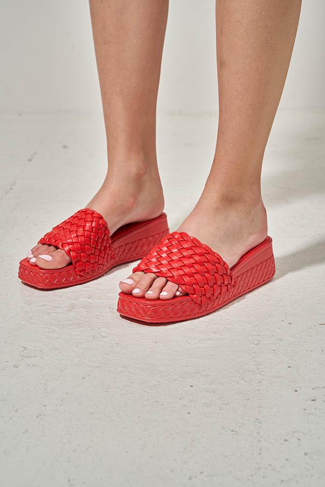 Шлепанцы женские Soprano р. 40 Красный (160663)