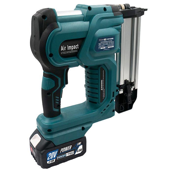 Гвоздозабиватель\степлер аккумуляторный PROFI-TEC 20V PPT20BL (005695) - фото 4