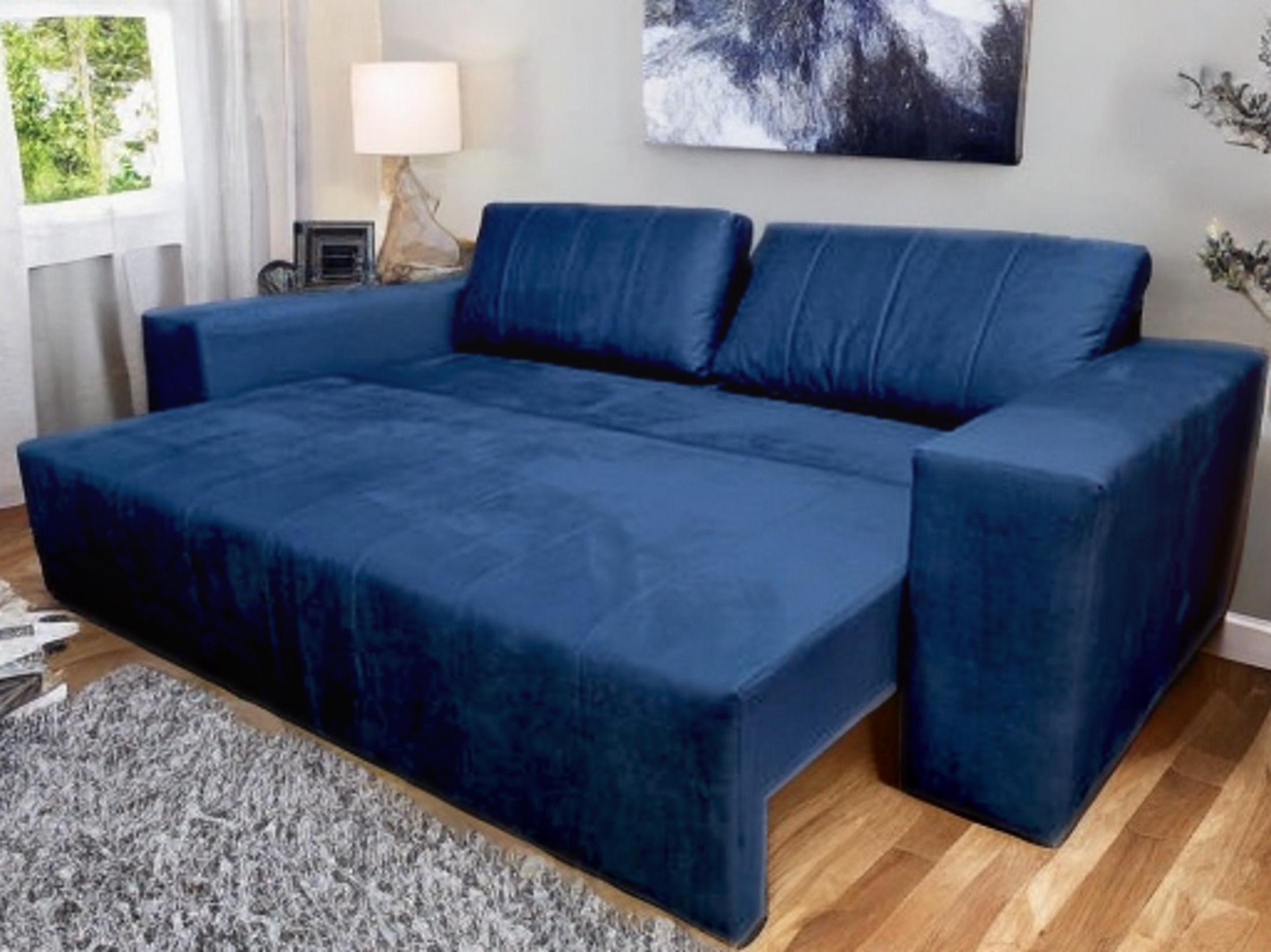 Диван RidneTut Ford єврокнижка Emilia 88 235х102 см Синій (434106-88) - фото 3