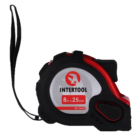Рулетка Intertool 8,0 м х 25 мм (MT-0308)