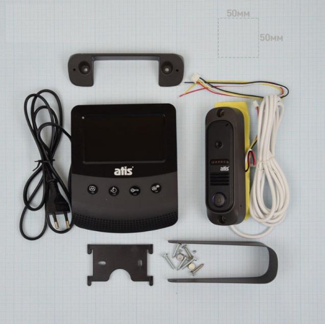 Комплект видеодомофона ATIS AD-430B Kit box с электромеханическим замком (03247) - фото 4