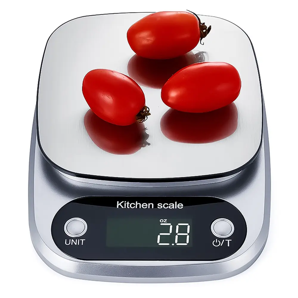 Весы электронные кухонные UChef SF-500 с металлической платформой до 10 кг - фото 2 Весы электронные кухонные UChef SF-500 с металлической платформой до 10 кг - фото 2