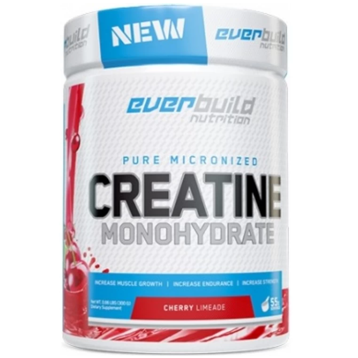 Креатин моногидрат EverBuild Nutrition Creatine Monohydrate Вишня 300 г