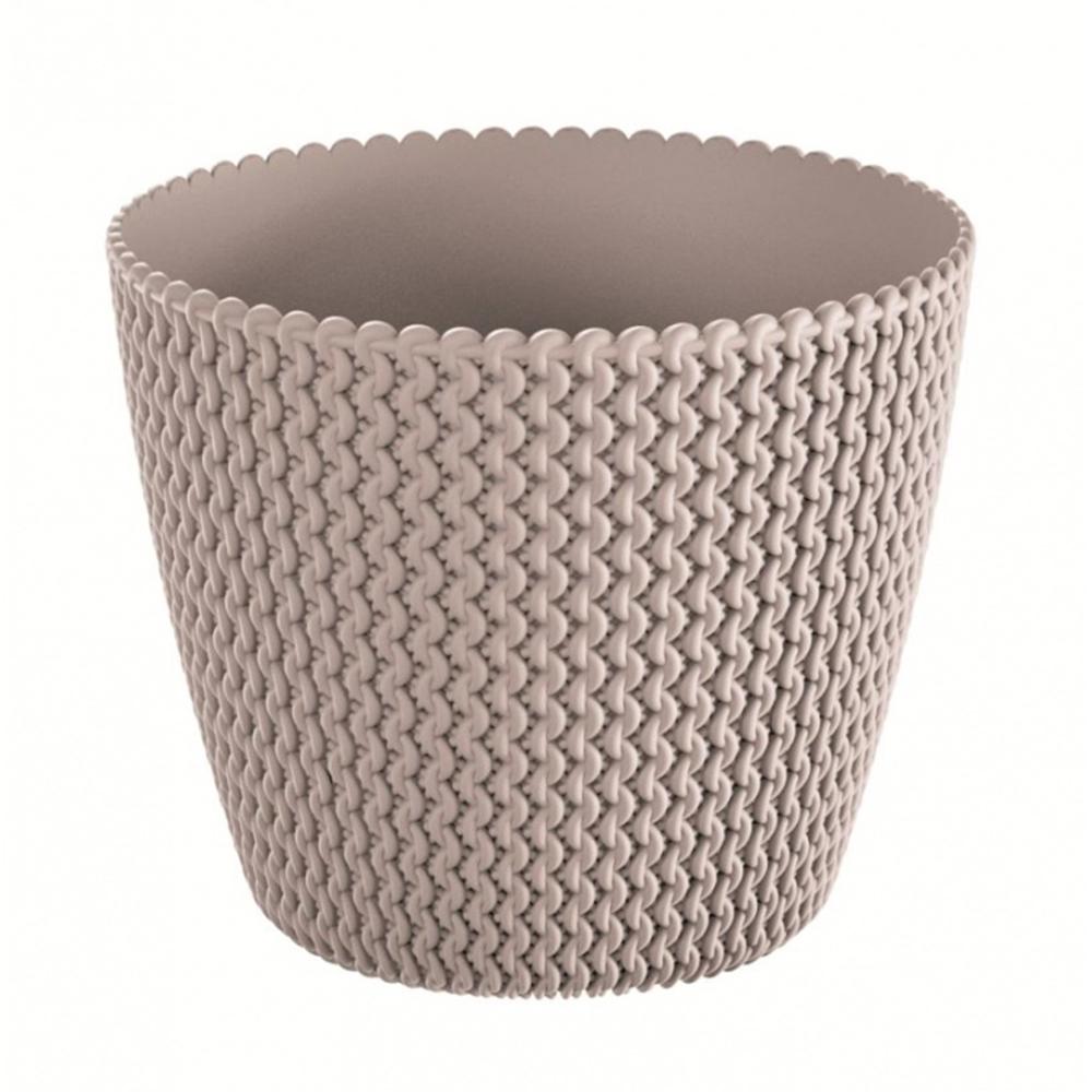 Горщик для квітів Prosperplast SPLOFY Н-25 см Бежевий (16000-7529)