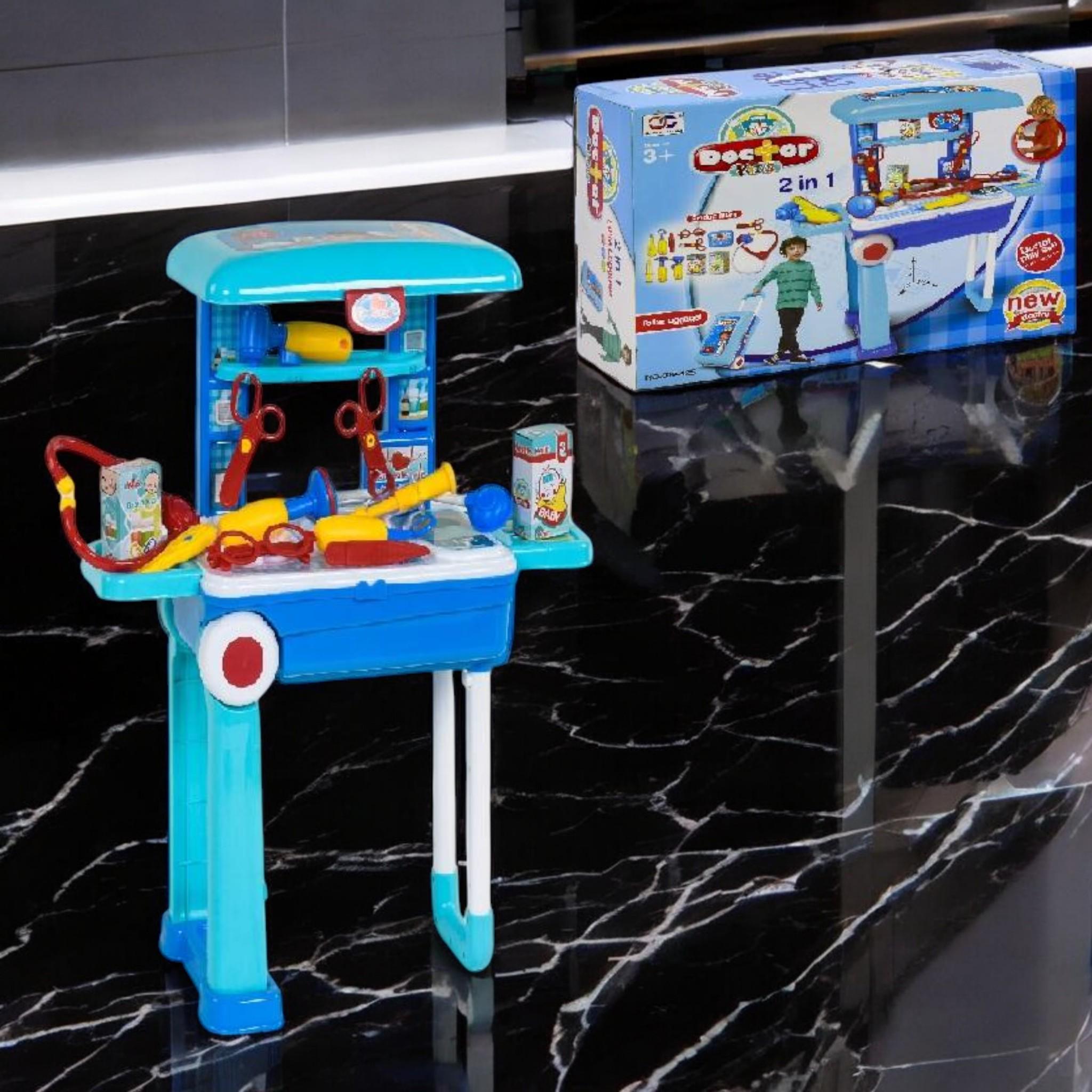 Игровой набор xiong cheng doctor kids 2в1 в чемодане (G_008-925) - фото 4