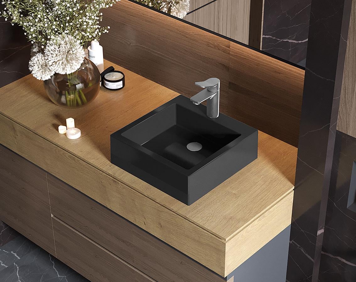 Умывальник накладной Status Deko 40 Black (33823732)