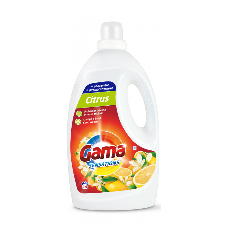 Гель для стирки Gama Citrus Универсал с ароматом цитруса 24 стирки 1,2 л