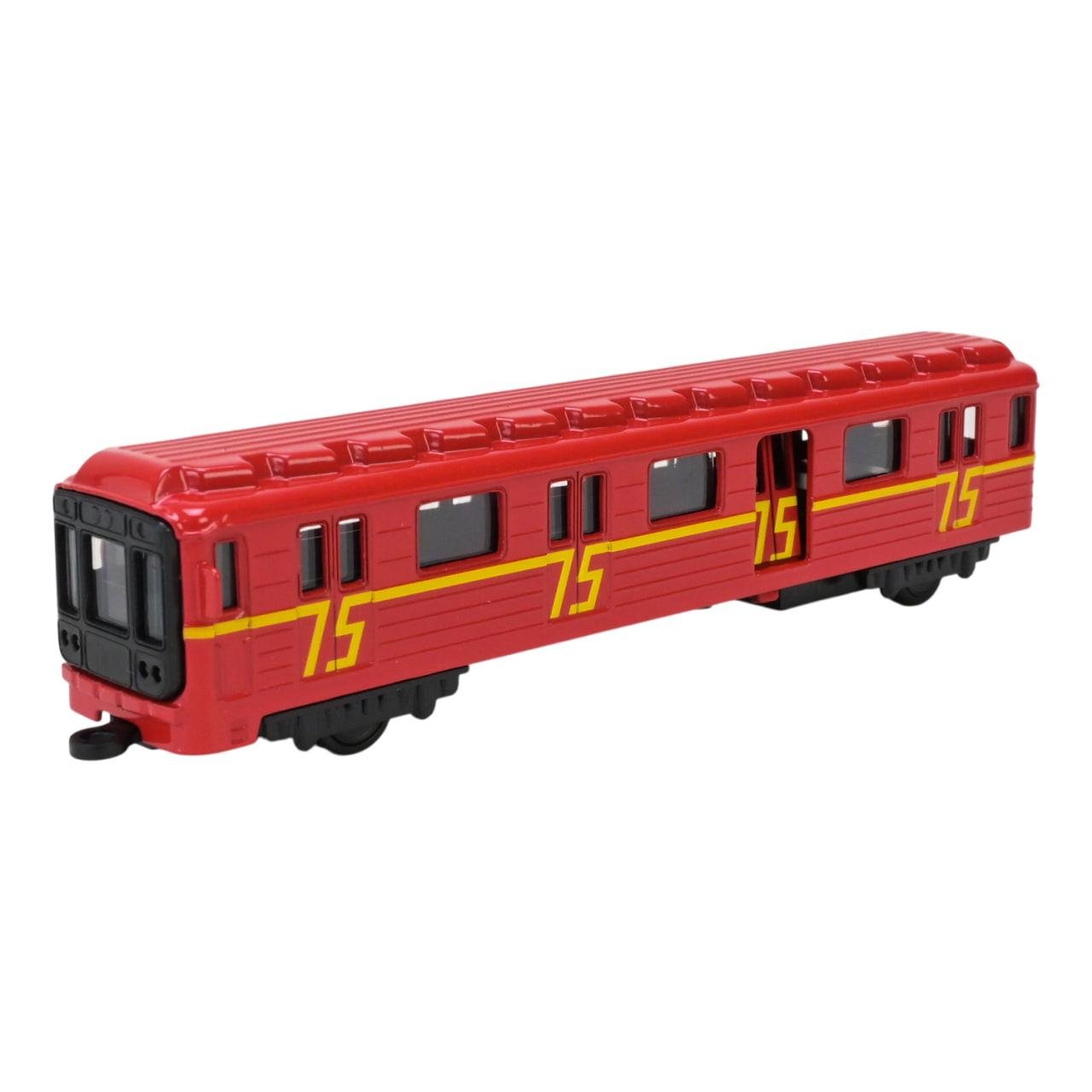 Автомодель металлическая Автопром Вагон-метро (7875)