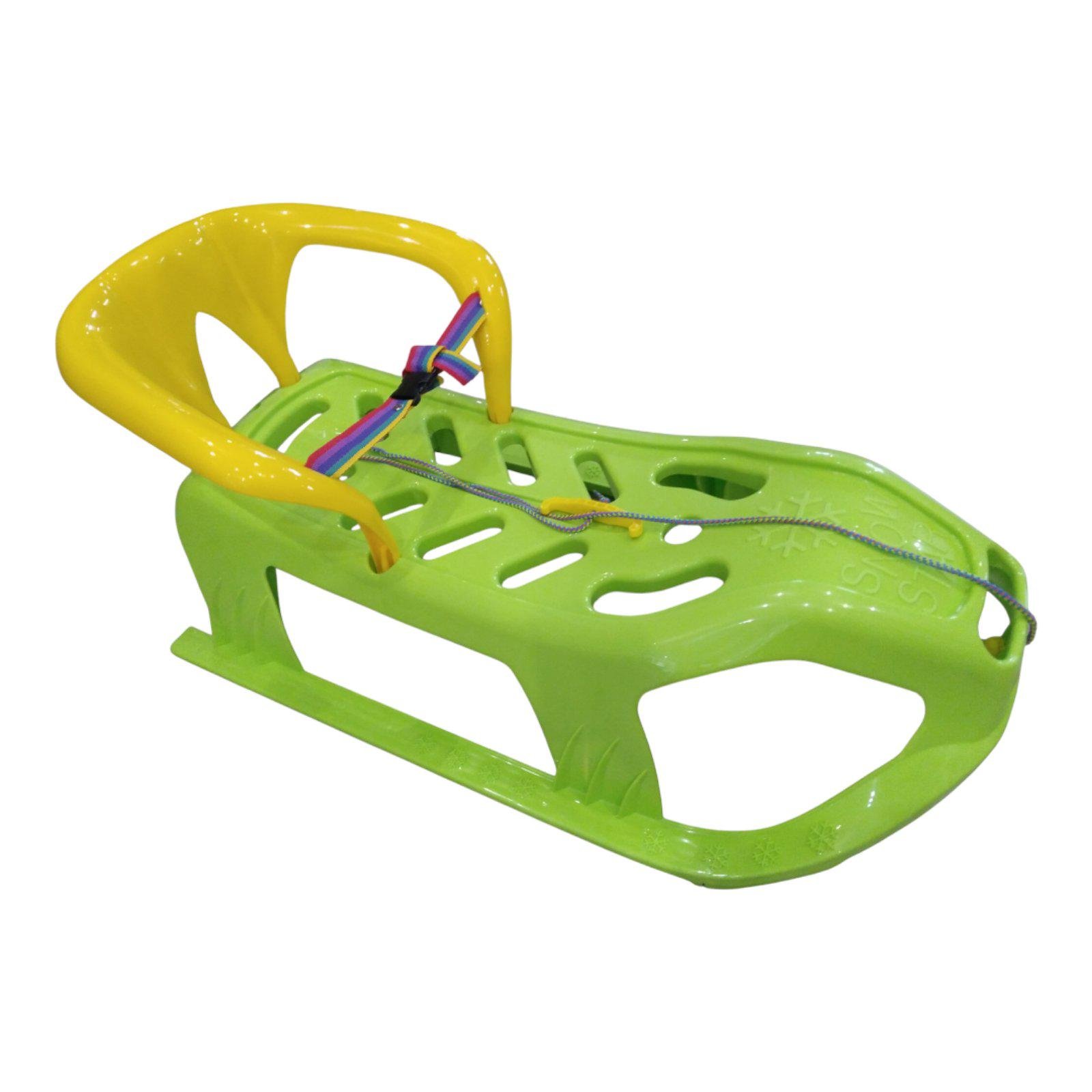 Санки-дитячі зі спинкою Marmat Snow Star Зелений (11120) - фото 3