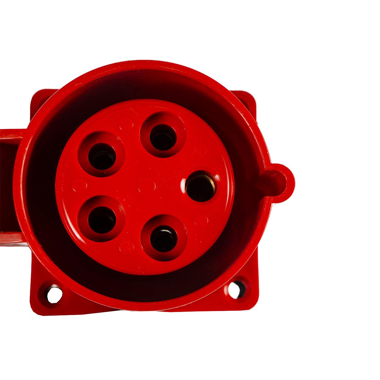 Розетка промышленная TESLA 32A-6H 220-380V/240-415V IP67 (148) - фото 2 Розетка промышленная TESLA 32A-6H 220-380V/240-415V IP67 (148) - фото 2