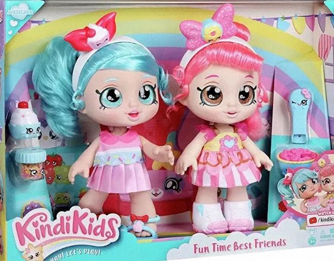 Кукла Kindi Kids Jessicake&Donatina Dolls Pack of 2 Dolls&4 Shopkins