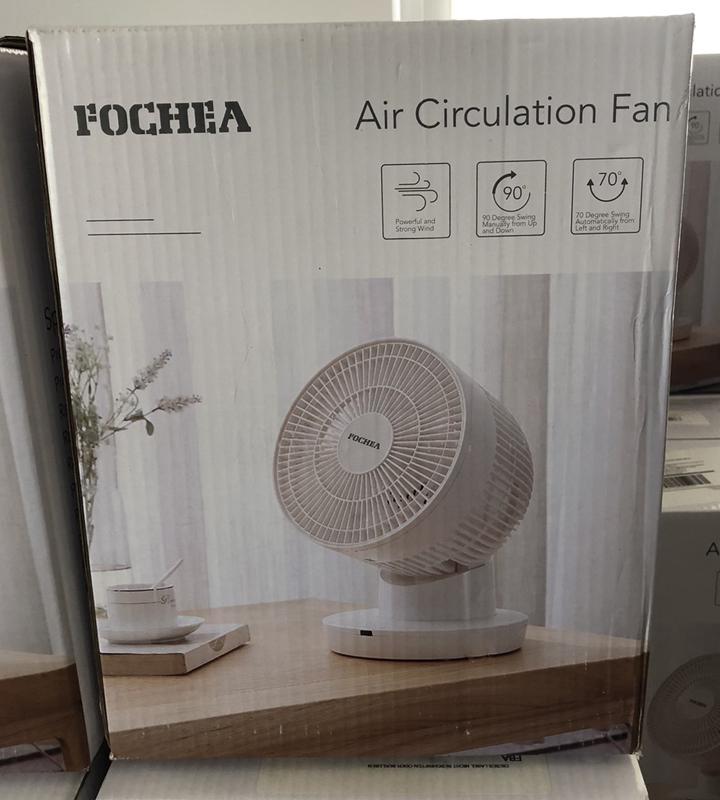 Вентилятор настільний портативний FOCHEA FTX18D1R 17 Вт для охолодження робочого місця - фото 6 Вентилятор настільний портативний FOCHEA FTX18D1R 17 Вт для охолодження робочого місця - фото 6