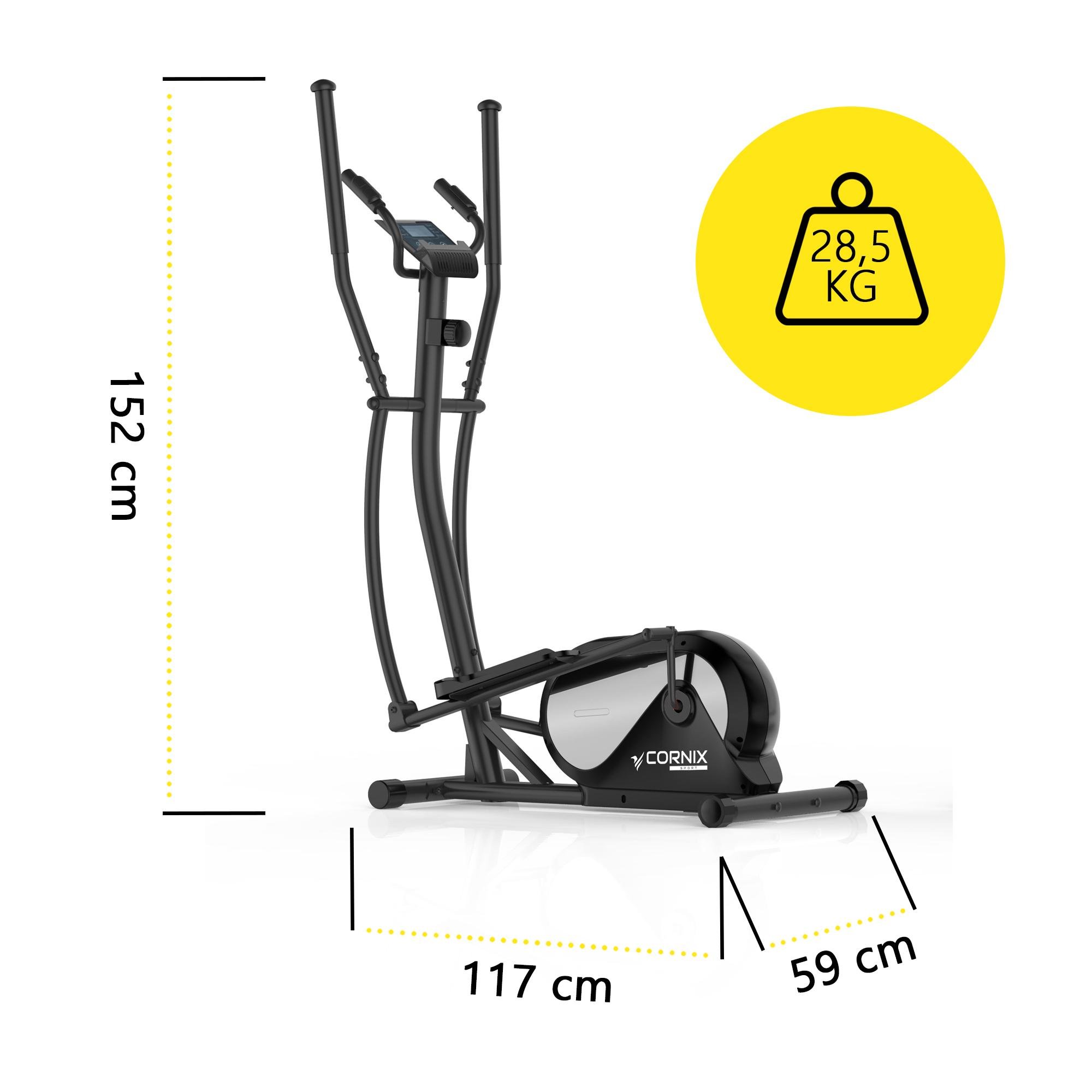 Орбитрек электромагнитный Cornix Mia Black (63068) - фото 10 Орбитрек электромагнитный Cornix Mia Black (63068) - фото 10