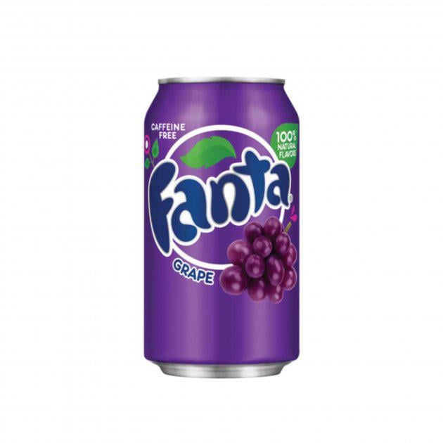 Напій Fanta Grape виноград 0,35 л - фото 1